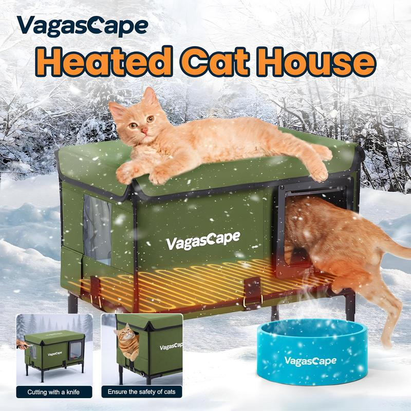 Nestara® Outdoor Heated Cat House