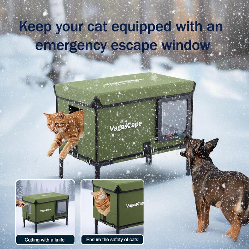 Nestara® Outdoor Heated Cat House